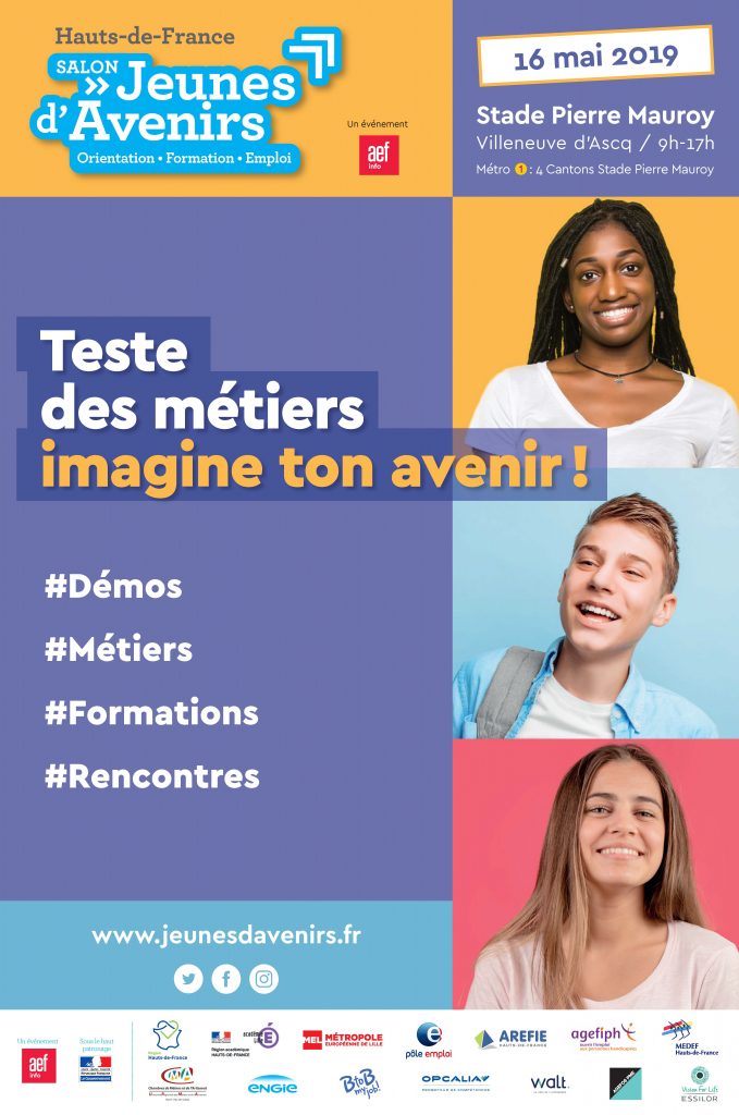 16 mai 2019 – Salon Jeunes d’Avenir spécial collégiens-lycéens !