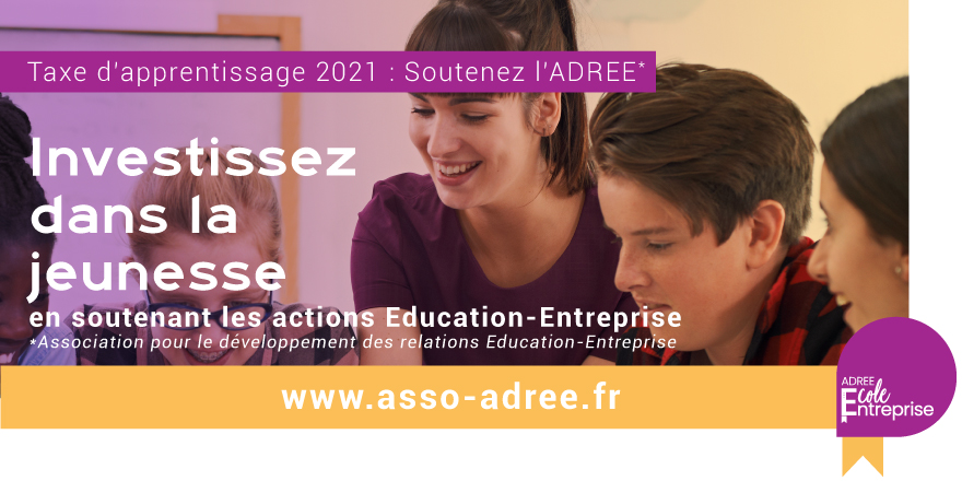 TAXE D’APPRENTISSAGE 2021 : Soutenez l’ADREE